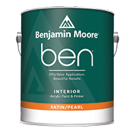 Ben Waterborne Interior Paint- Satin/Pearl F628 | bm-color