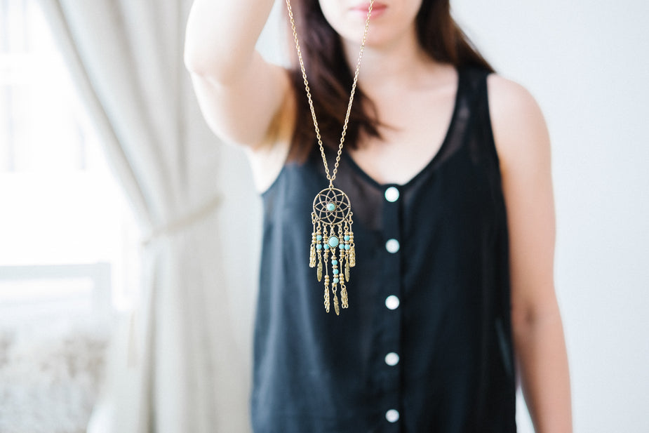 Dreamcatcher Pendant Necklace | bm-color