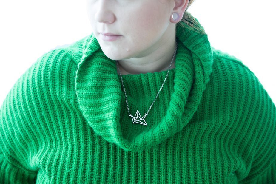 Origami Crane Necklace | bm-color