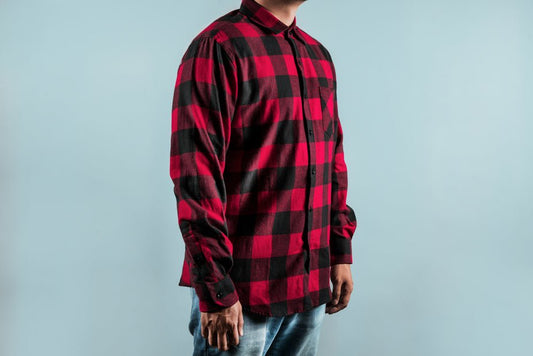 Chequered Red Shirt | bm-color